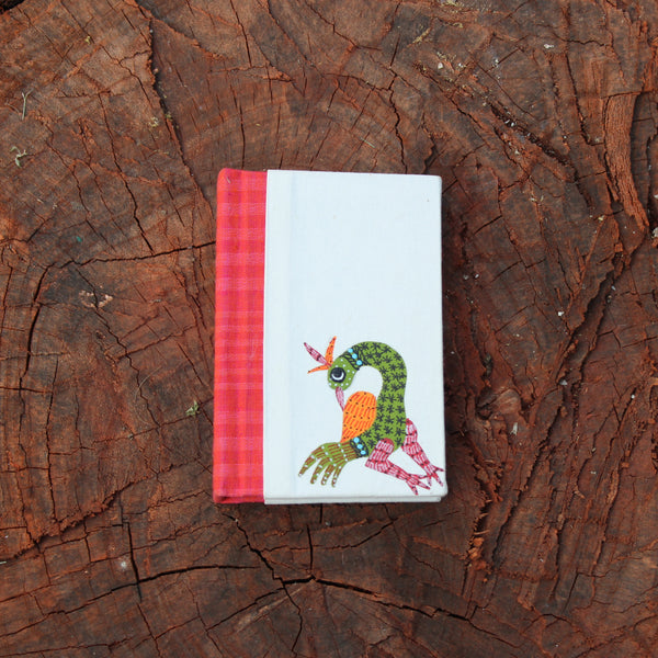 Gond Art Pocket Notebook - Peacock