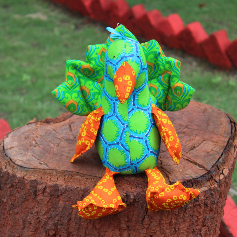Poppy The Peacock - Light Green