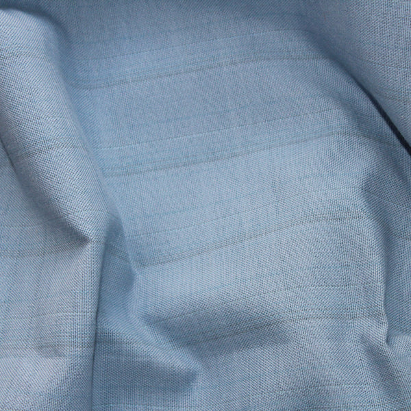 Clear Skies Handloom Cotton Fabric - Pale Blue