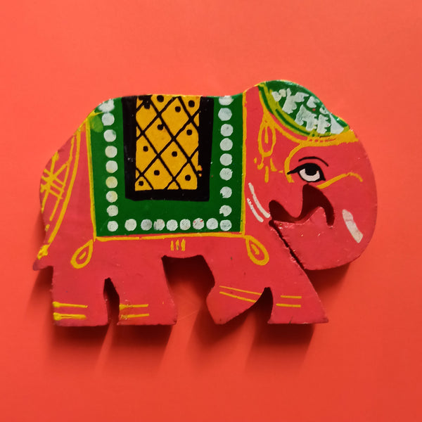 Elephant Fridge Magnet - Red