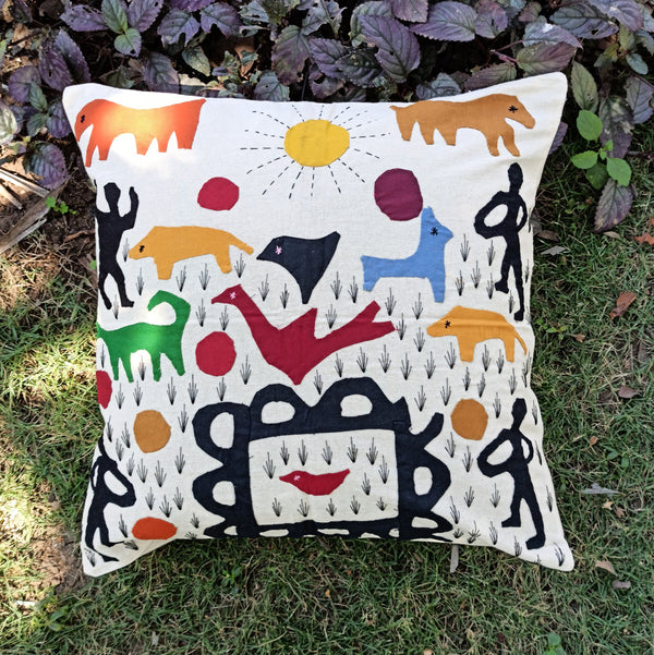 In the jungle - Applique Cushion Cover