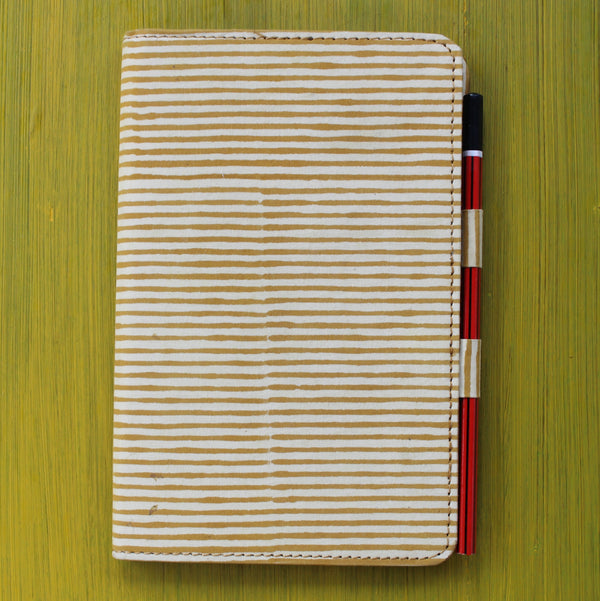 Notebook with Pencil Loop - Yellow