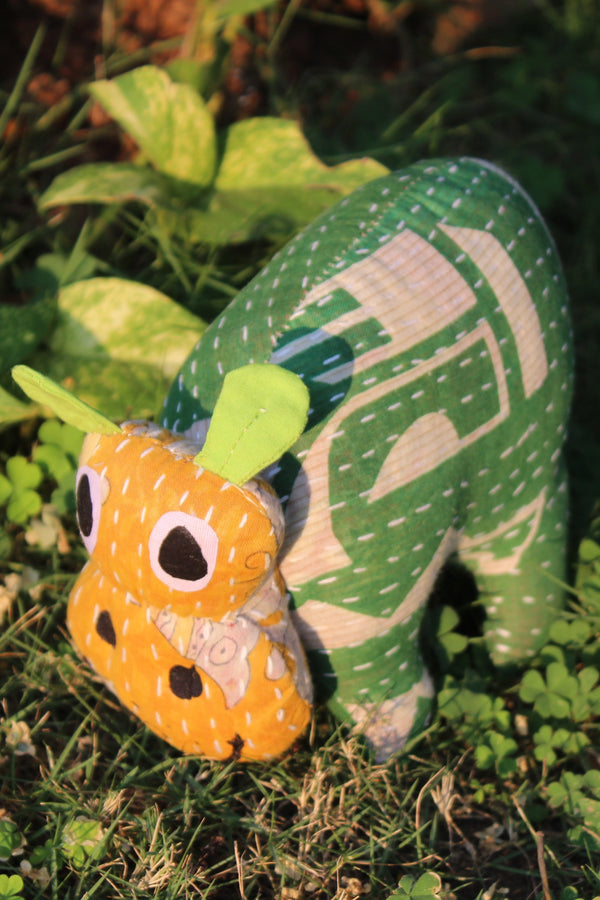 Hippo - Upcycled Plush Toy