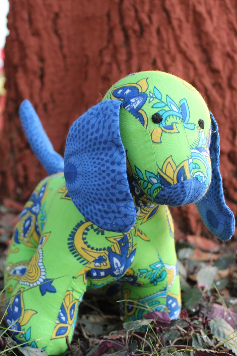 Gopi Puppy - Green and Blue