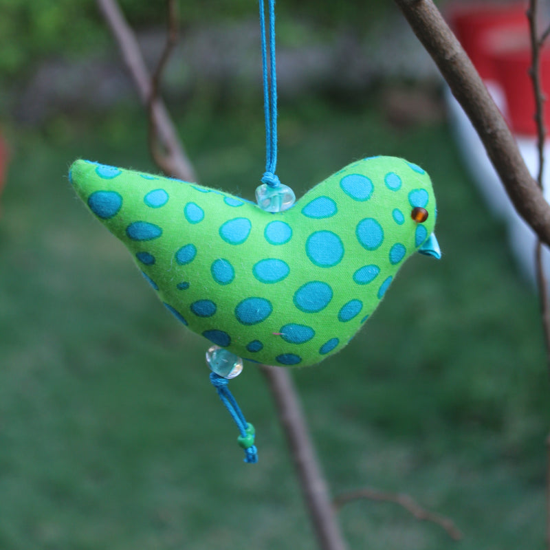 Bird Ornament - Green