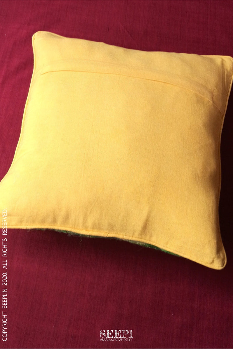 Multicoloured Chindi Cushion Cover - B