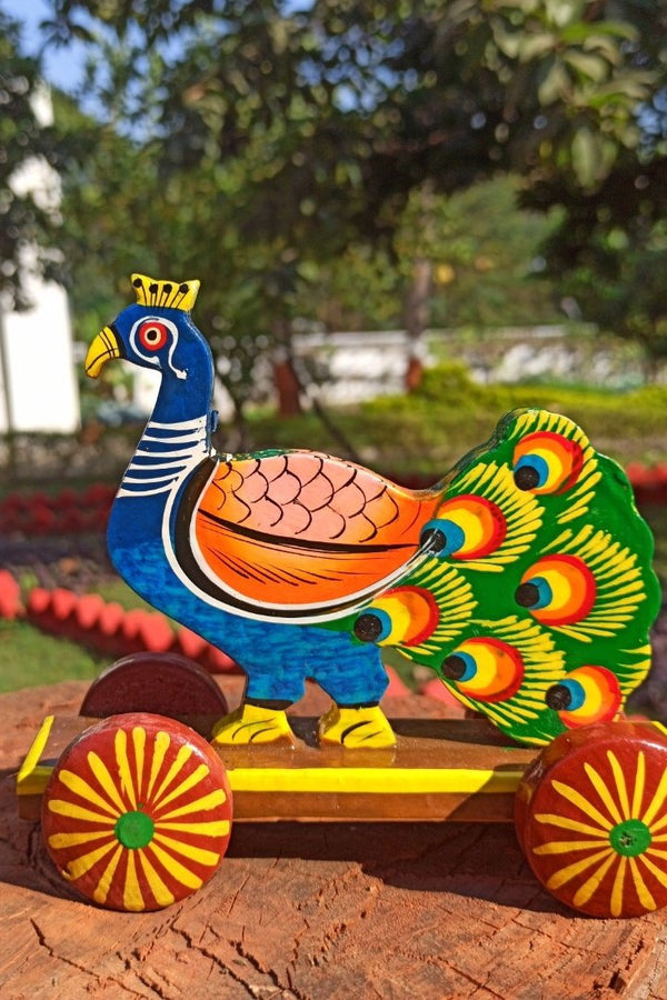 Peacock Push Along Toy