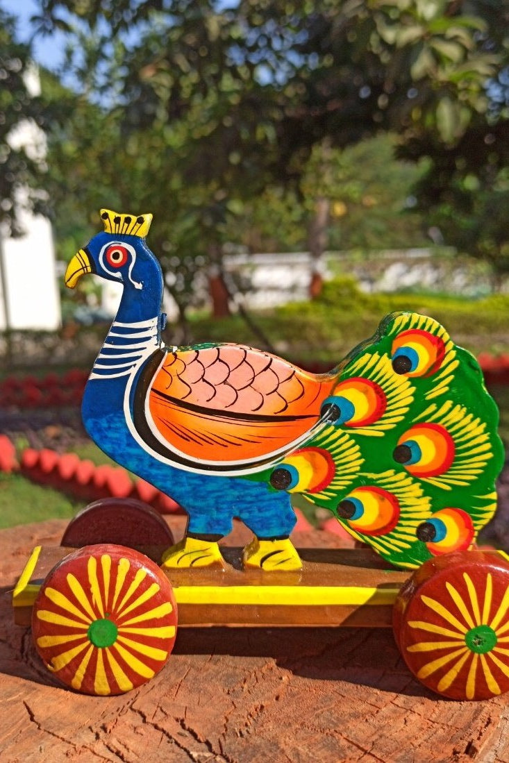 Peacock Push Along Toy